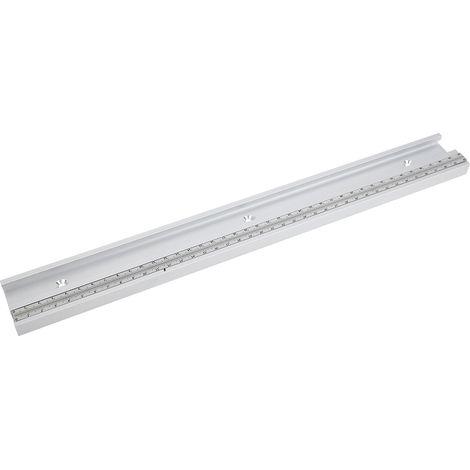 rail en T en alliage d'aluminium avec échelle, outil de menuiserie, 400 mm