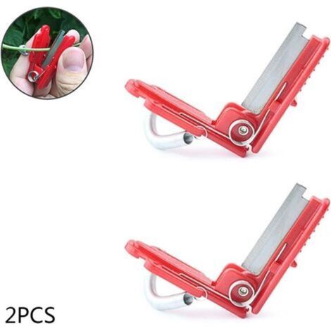 Séparateur de doigts pour fruits et légumes – cisaille de jardin en acier inoxydable, sécateur à branches, cisaille à tailler en acier inoxydable, 1 paire (1/5)