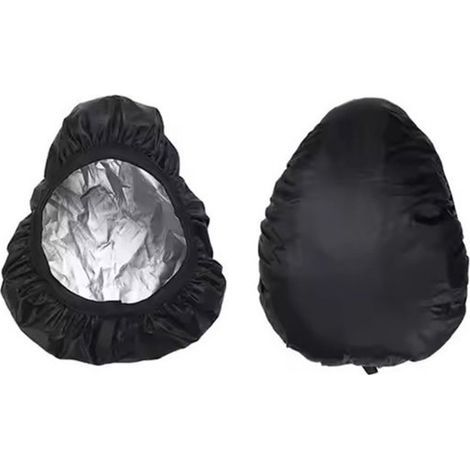 Longziming - Housse de selle de vélo imperméable - Housse de pluie pour vélos, compatible avec la plupart des selles de vélos de ville, de route et de VTT - Antidérapante et résistante - Lot de 2 hous (1/5)
