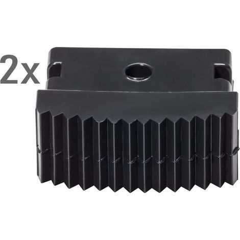 Euroline Leiterfuß Alu-Vario-Klappleiter innen Paar 63x25 mm