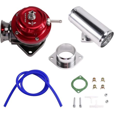 Soupape de décharge turbo Type-RS réglable 25 psi avec bride de 63 mm pour adaptateur de soupape de décharge GD-RS FV RZ rouge (1/5)