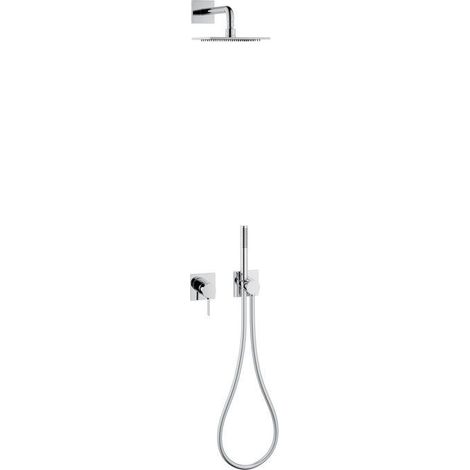 Ensemble de douche 4 IXMO SOLO pour 2 rosaces carrées (1/5)