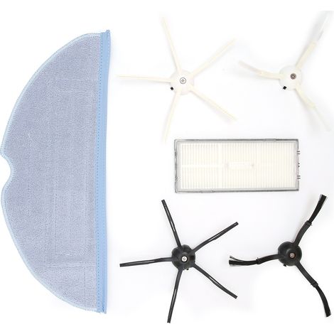 Kit de repuesto (bolsa de filtro, cepillo lateral, mopa) para aspiradoras robot T7S, T7plus y S7: limpieza de alto rendimiento. (1/5)