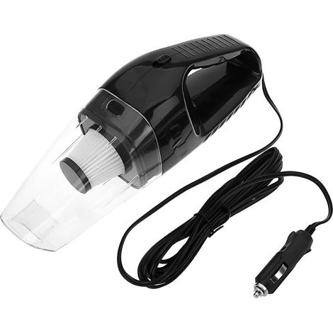 Aspirateur Compact Avec Fil 80W Pour Nettoyage Intérieur De Véhicule DC12V Noir transparent (1/4)