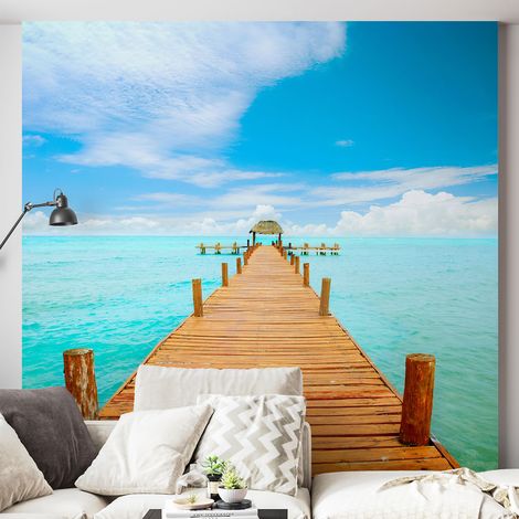 Papier peint panoramique - Maldives - 260 cm x 221 cm (1/4)