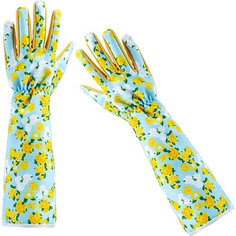 Filiyano-Gants de jardinage longs pour femmes, gants de taille de rosiers, gants de jardinage anti-épines (1/5)