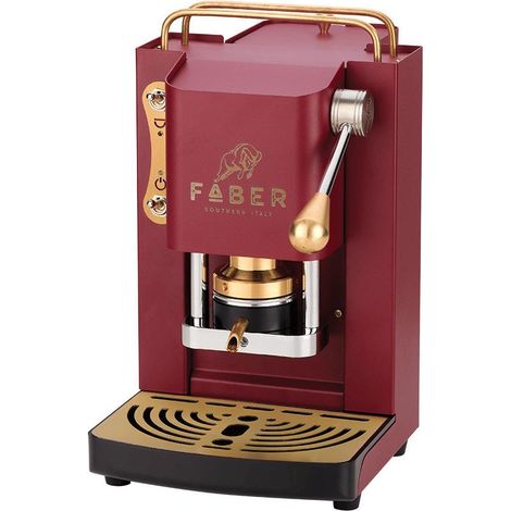 Faber Italia Mini Deluxe Automatische/manuelle Pad-Kaffeemaschine 1,3 l