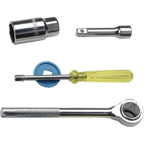 Lot de 40 clés à douille SAE et métriques, multifonction portatif pour réparation auto et bricolage (1/5)