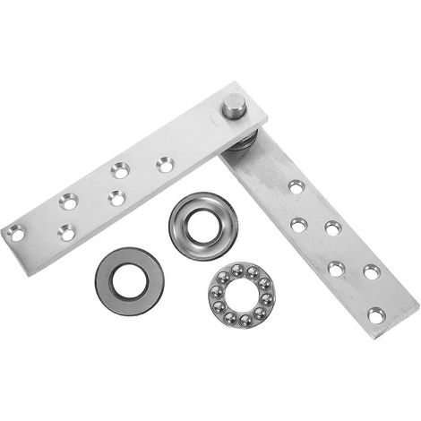 Porte LIFKOME robuste en acier avec charnière pivotante dissimulée (1/5)