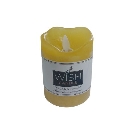 Wish Candle Led H10D7,5 Giallo GIOCOPLAST