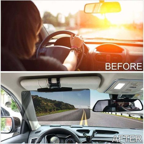 Sonnenblendenverlängerung für Autos, verstellbare Sonnenblendenverlängerung, Blendschutz, für alle Pkw, Transporter und Lkw (1/3)