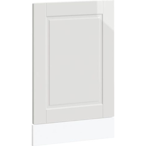 vidaXL Pannello Lavastoviglie Porto Bianco Lucido 45x1,5x67 cm (1/5)