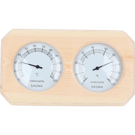 Thermomètre Hygromètre Analogique Précision Détection Température Humidité Accès Spa Gym Domicile (1/5)