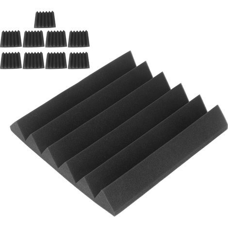 Packung mit 10 Akustik-Schalldämmplatten, Schalldämmset für Heimstudio (1/5)