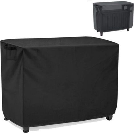 Tragbare Tischdecke, wasserdicht und staubdicht, Outdoor-Tischabdeckung mit 420D Oxford-Gewebe und verstellbarem Kordelzug (84 x 61 x 81 cm)