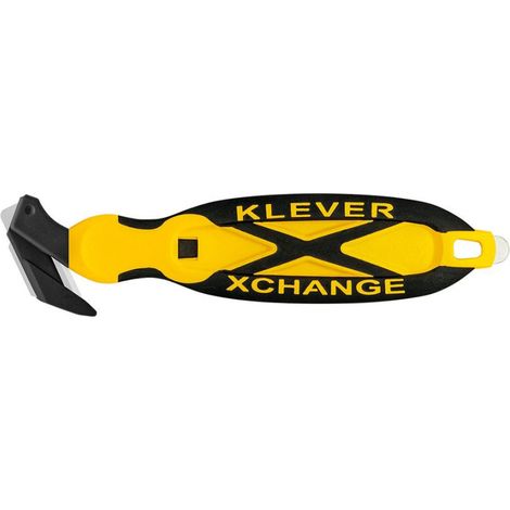 Couteau de sécurité XCHANGE 35 jaune KLEVER (1/4)