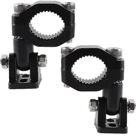 Motorrad-LED-Scheinwerfer-Scheinwerfer-Klemmenhalterung für Nebelscheinwerfer-Zusatzscheinwerfer, Motorradzubehör – 2 Stück