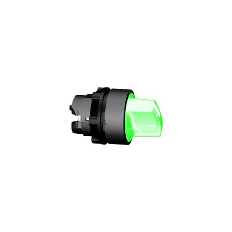 Testa selettore luminoso - 3 posiz. Ø22 - verde - ZB5AK1333