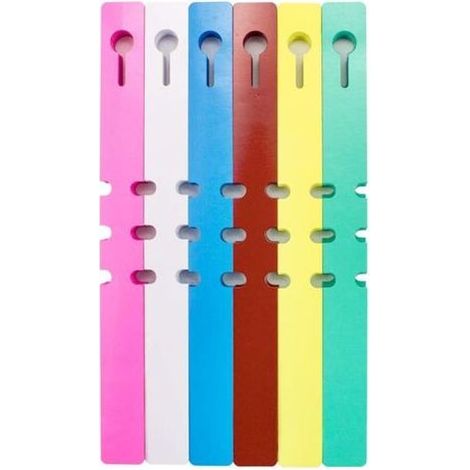 Étiquettes en plastique pour plantes fruitières, 6 couleurs, pour plantes suspendues d'intérieur et d'extérieur (600 pièces) (1/4)