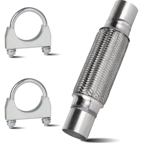 Tuyau Échappement Flexible 50 mm Inox 200 × 300 mm (1/5)