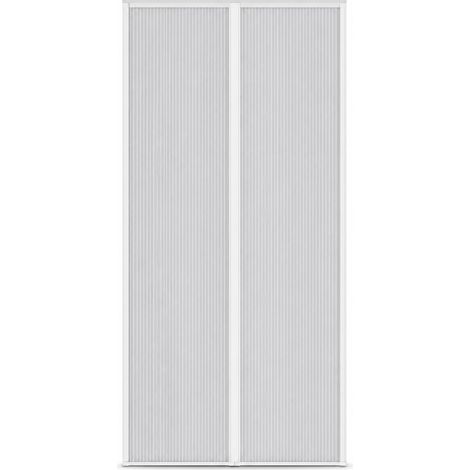 Magnetic Fly Screen Curtain without Drilling for Door White 120x250 cm (1/5)