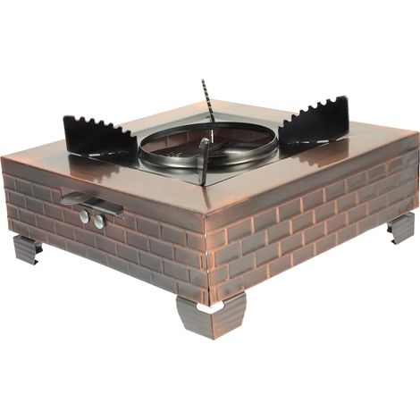Accessoires de cuisine de camping : réchaud à gaz portable, mini-grill, bois de chauffage en titane pour le camping, poêle à frire d'extérieur - AquaForge (1/5)