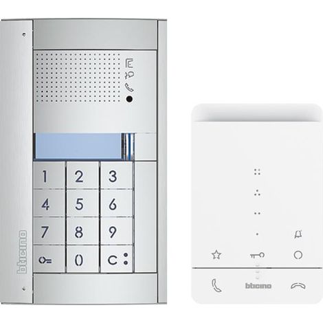 Citofono Bticino AUDIOSET M TÜRSTAT SFERA design moderno installazione facile