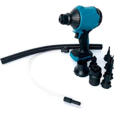 Ventilateur sans fil rechargeable au lithium, compatible avec les batteries Makita, idéal pour le nettoyage des espaces étroits et le dépoussiérage. Compatible avec les batteries Makita. (1/5)