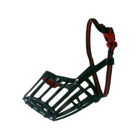 Bozal Camon para perros de plástico D22 – Circunferencia 22 cm, longitud 7 cm, ideal para razas pequeñas