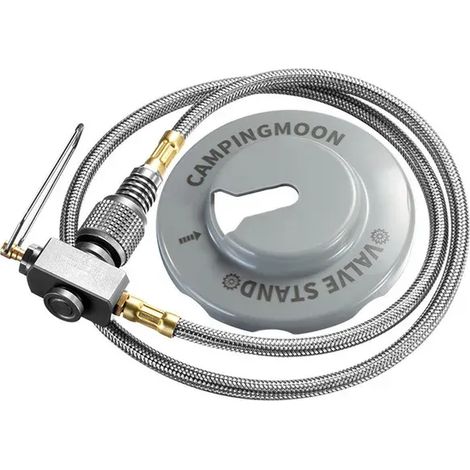Adaptateur butane 3 en 1, tuyau d'extension, adaptateur pour four à gaz, embout de conversion pour cartouche de gaz, réchauds portables à butane de type bouteille (1/3)