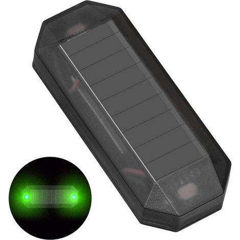 Mini feu arrière solaire LED pour voiture, moto, véhicule électrique, vélo-AquaForge (1/5)