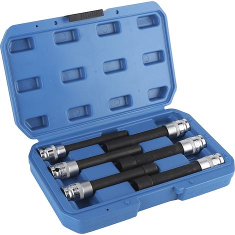 Lot de 6 douilles Torx E10 E12 E14 E16 E18 E20 extra longues pour réparation culasse, embouts E-Torx (1/5)