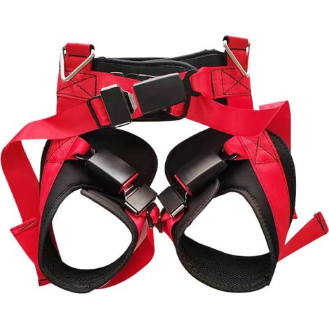 Note de sécurité, harnais de trampoline - accessoires sportifs extrêmes saut à saut Protecteur sportifs extrêmes Protecteur de boucle de lit de lit pour à la maison Running marche e (1/5)
