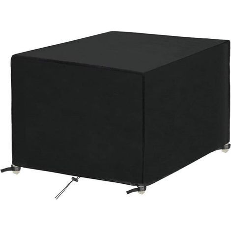 Garden furniture cover - Unbranded - Waterproof - Dimensions 126x127x74 cm - Black color (1/4)