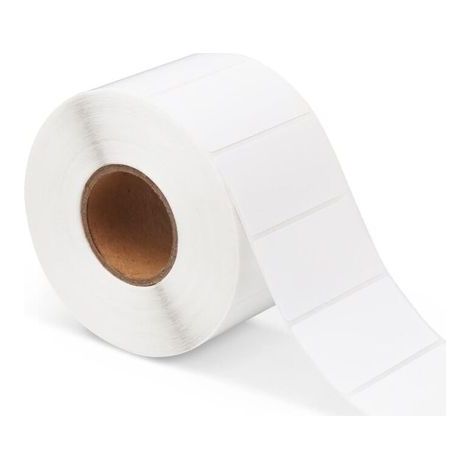 Etiquettes Adhésives, 1 Rouleaux 1000 Étiquettes Blanches Unies Autocollantes, 6030mm Étiquettes Auto Adhésives pour Imprimer Les Adresses de Courrier Mailing, Étiquette de Prix (1/4)