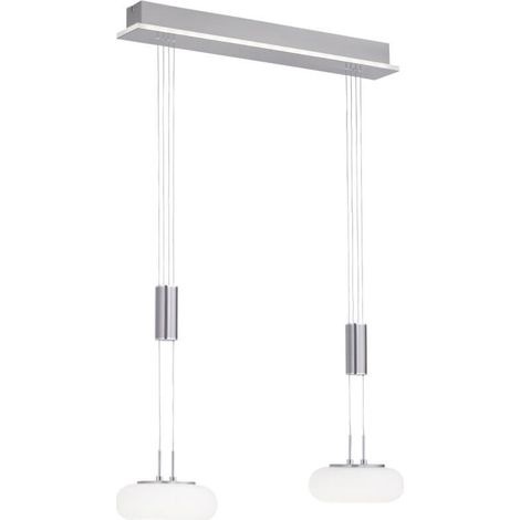 Lampe suspendue 2 lumières Q-Etienne métal - 2076-55 (1/3)