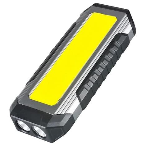 Lampe de travail multifonctionnelle pour la maintenance, ultra-lumineuse, avec éclairage latéral COB, chargeur mobile, crochet d'adsorption magnétique et sept niveaux d'éclairage. (1/4)