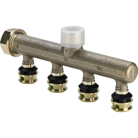 Viega Raxofix-Collecteur, d 16mm, G 3/4, n 4 bronze silicium Modèle 5326.05, 645595
