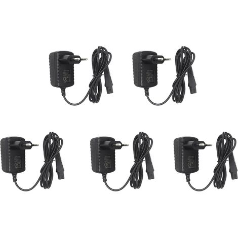 5X Chargeur de Rasoir pour Électrique 12V Du Cordon D'Alimentation pour la Série Z20 Z30 Z4 de Beard pour les ModèLes 380 4775 190 360 1775 5416-Prise Européenne (1/5)
