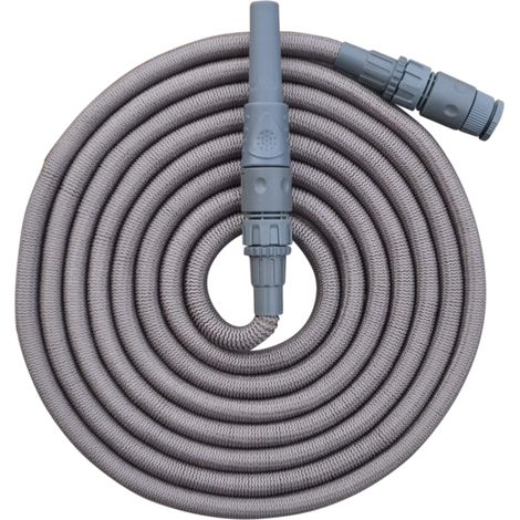 Tuyau d'arrosage extensible 5 à 15 m – Résistant à la déchirure et aux perforations – Avec lance et raccords rapides – Pour arrosage efficace (1/3)