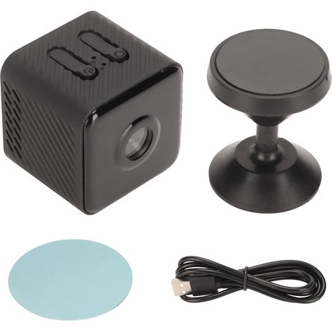 Caméra de Sécurité Intérieure 1080P Mini avec Détection de Mouvement et Vision Nocturne Infrarouge (1/5)