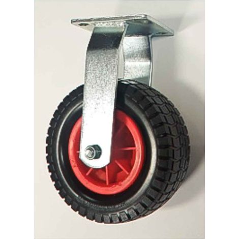 Roulettes industrielles Fixe RS PRO, Diam 200mm, 300kg ( Prix pour 1 )
