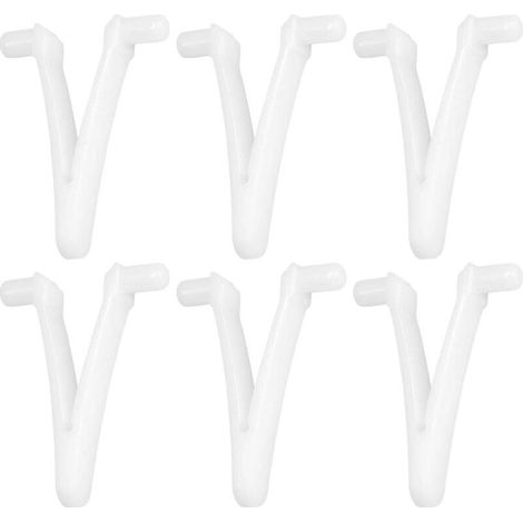 clips en V pour brosses de piscine, râteaux à feuilles, têtes d'aspirateur à feuilles pour le nettoyage de piscine (taille : 5 x 4,5 x 0,5 cm)-Crezuo