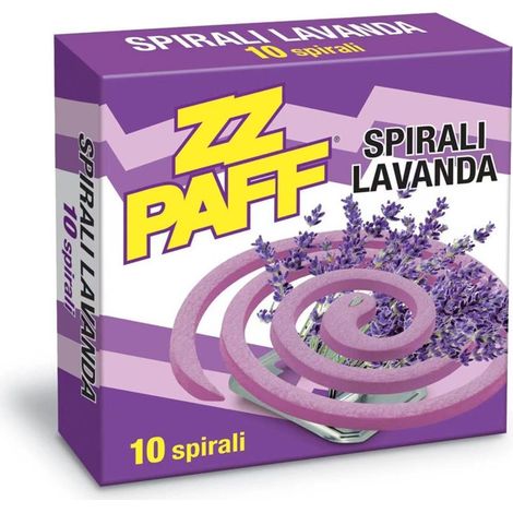 TRADE SHOP - Set 24pz Da 10 Spirali Lavanda Spiralette Insetticide Repellente Per Zanzare 009718 -