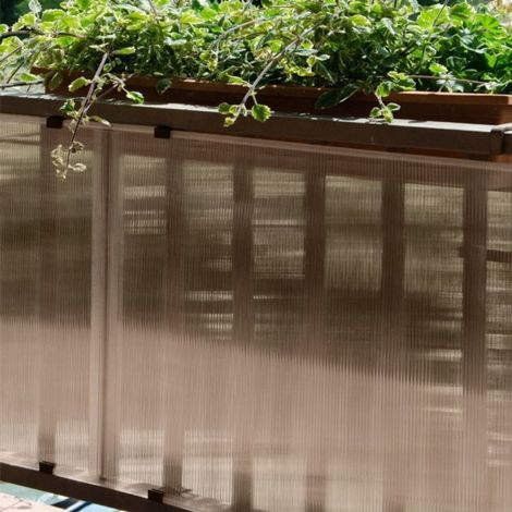 Kit de 2 panneaux en polycarbonate pour balcon Wall-y