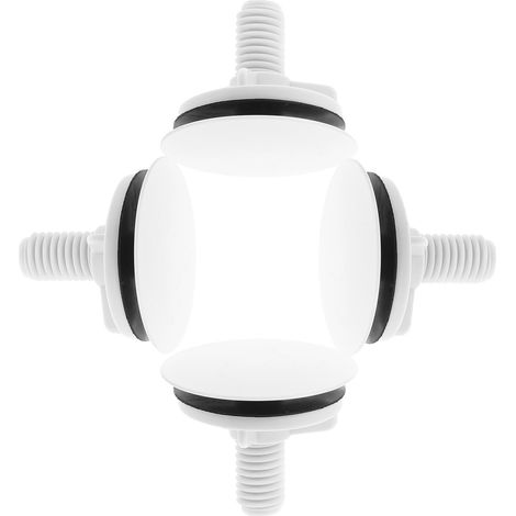 Cache-trou pour Robinet de Salle de Bain en Abs Blanc (1/5)