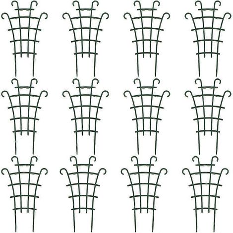 treillis pour plantes grimpantes de jardin, étagères pour légumes en pot, tuteurs réutilisables pour légumes, cages décoratives pour pots de fleurs (1/5)