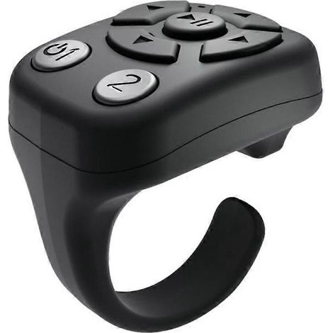 Mini télécommande Bluetooth sans fil en anneau pour déclenchement photo et selfie sur téléphone (1/5)