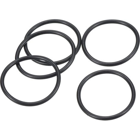 Joint Torique Nitrile Caoutchouc 34mm OD 29mm ID 2.5mm Largeur, 50 Pcs Métrique Scellage Joint pour Robinet Plomberie Automobile Réparation, Noire (1/5)
