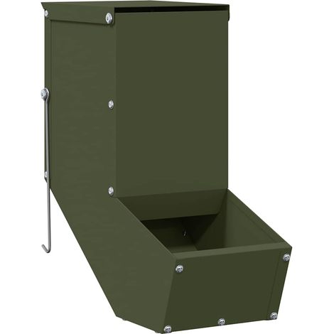 Distributeur pour lapins Vert olive 12,5 x 26 x 28,5 cm